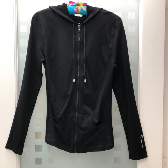 🎉HP🎉 CLIMAWEAR Full Zip Ribbed Hoodie Athletic Top / Jacket L/XL RARE NEW! - Picture 1 of 15